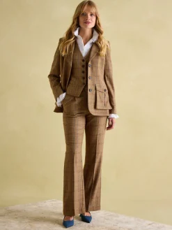 Foxley Tweed Suit Blazer<Joules Hot