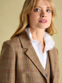 Foxley Tweed Suit Blazer<Joules Hot