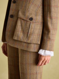 Foxley Tweed Suit Blazer<Joules Hot