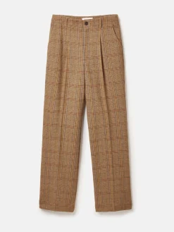 Foxley Wide Leg Tweed Trousers<Joules