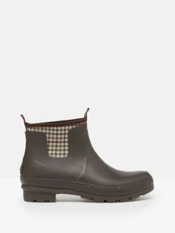 Foxton Chocolate Brown Neoprene Lined Ankle Wellies<Joules New