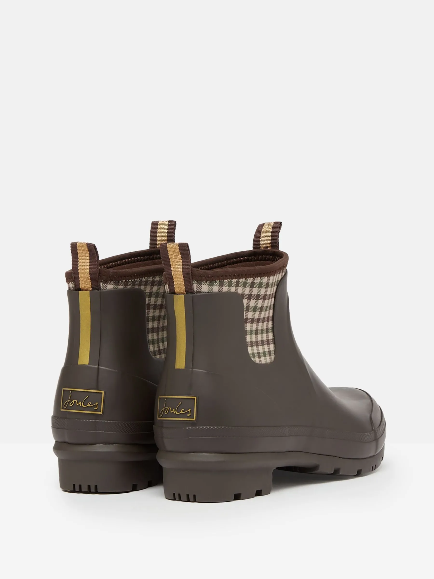 Foxton Chocolate Brown Neoprene Lined Ankle Wellies<Joules New