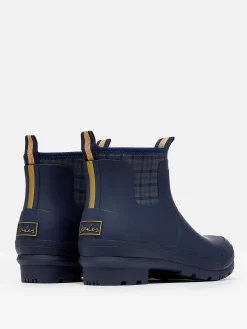 Foxton Navy Blue Neoprene Lined Ankle Wellies<Joules New