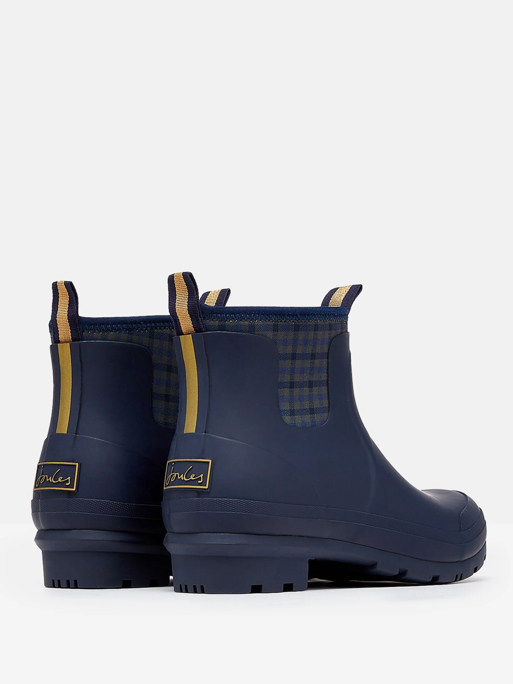 Foxton Navy Blue Neoprene Lined Ankle Wellies<Joules New
