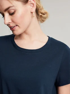 Frankie Navy Blue Crew T-Shirt<Joules Best