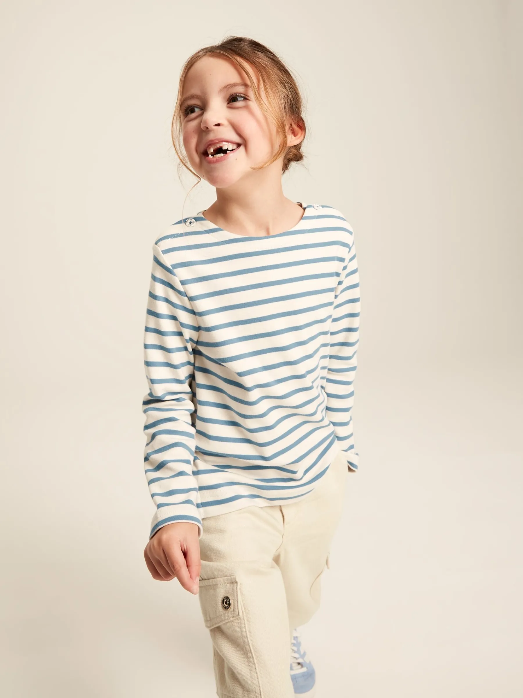 Georgia Beige Cargo Wide Leg Trousers<Joules Clearance