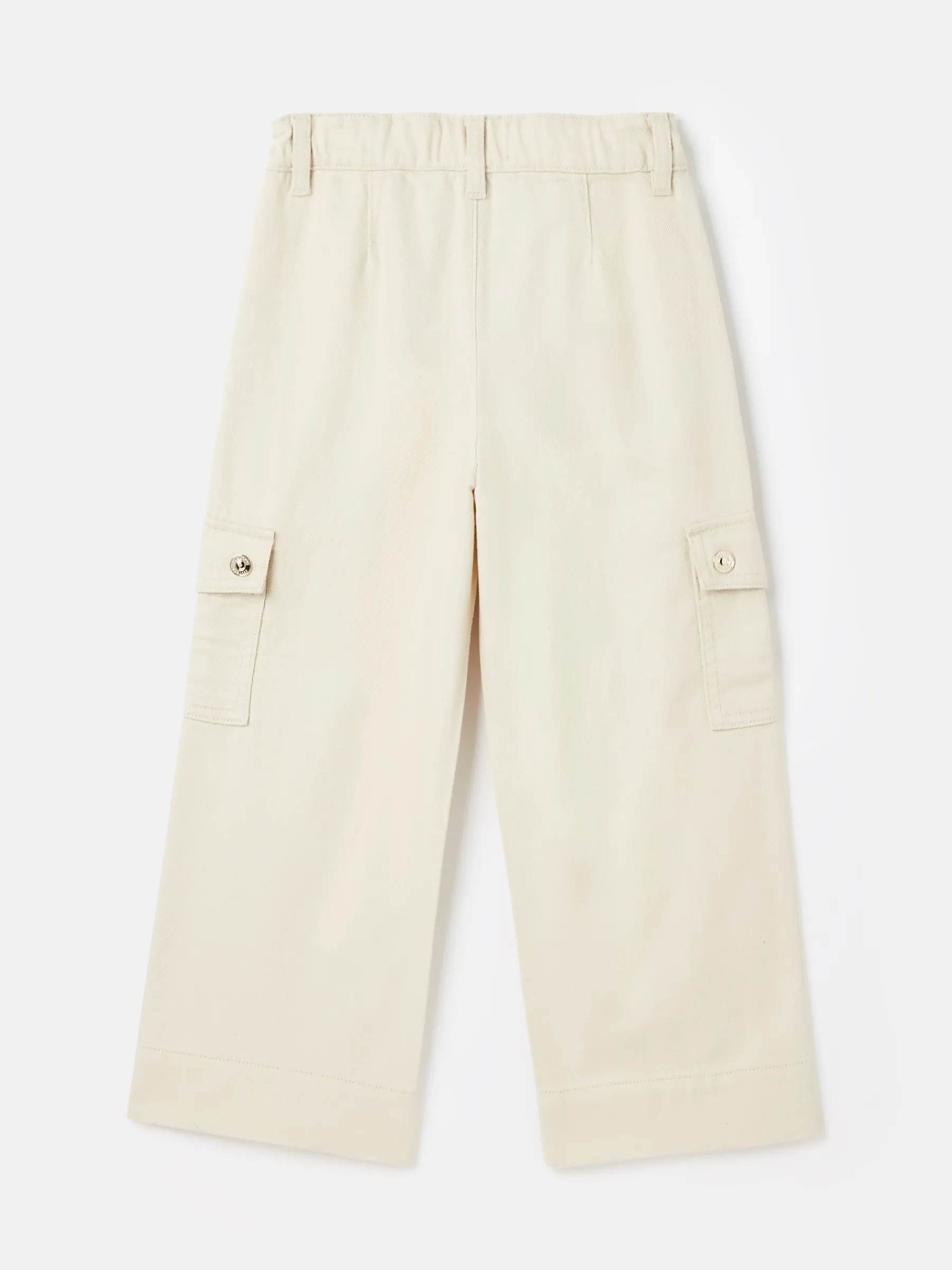 Georgia Beige Cargo Wide Leg Trousers<Joules Clearance