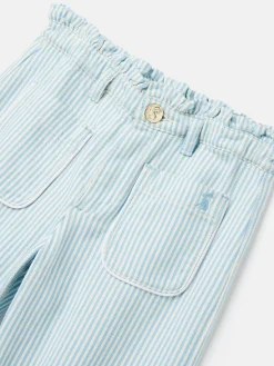 Georgia Blue Striped Wide Leg Trousers<Joules New
