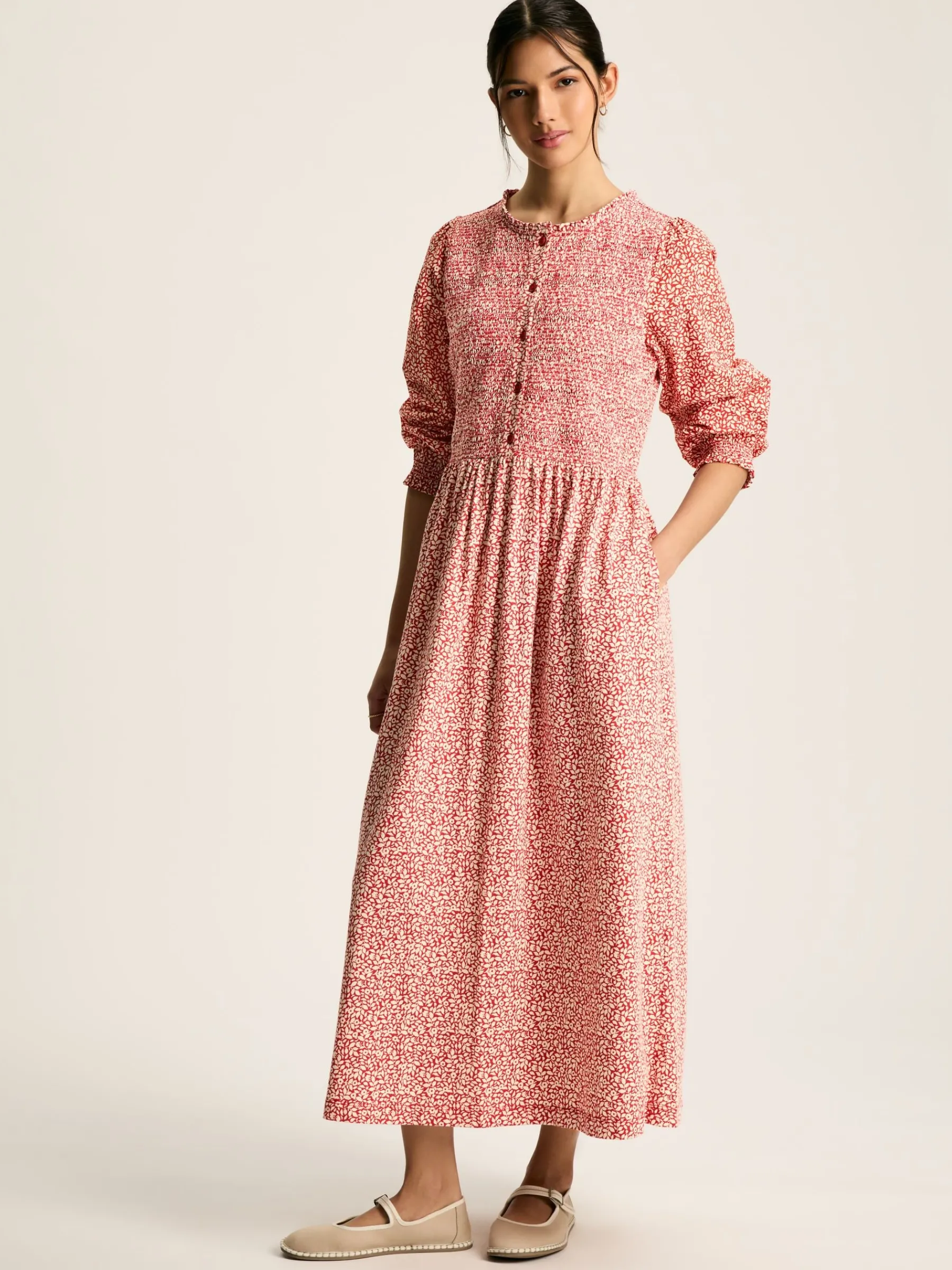 Gia Mixed Fabric Dress<Joules Sale
