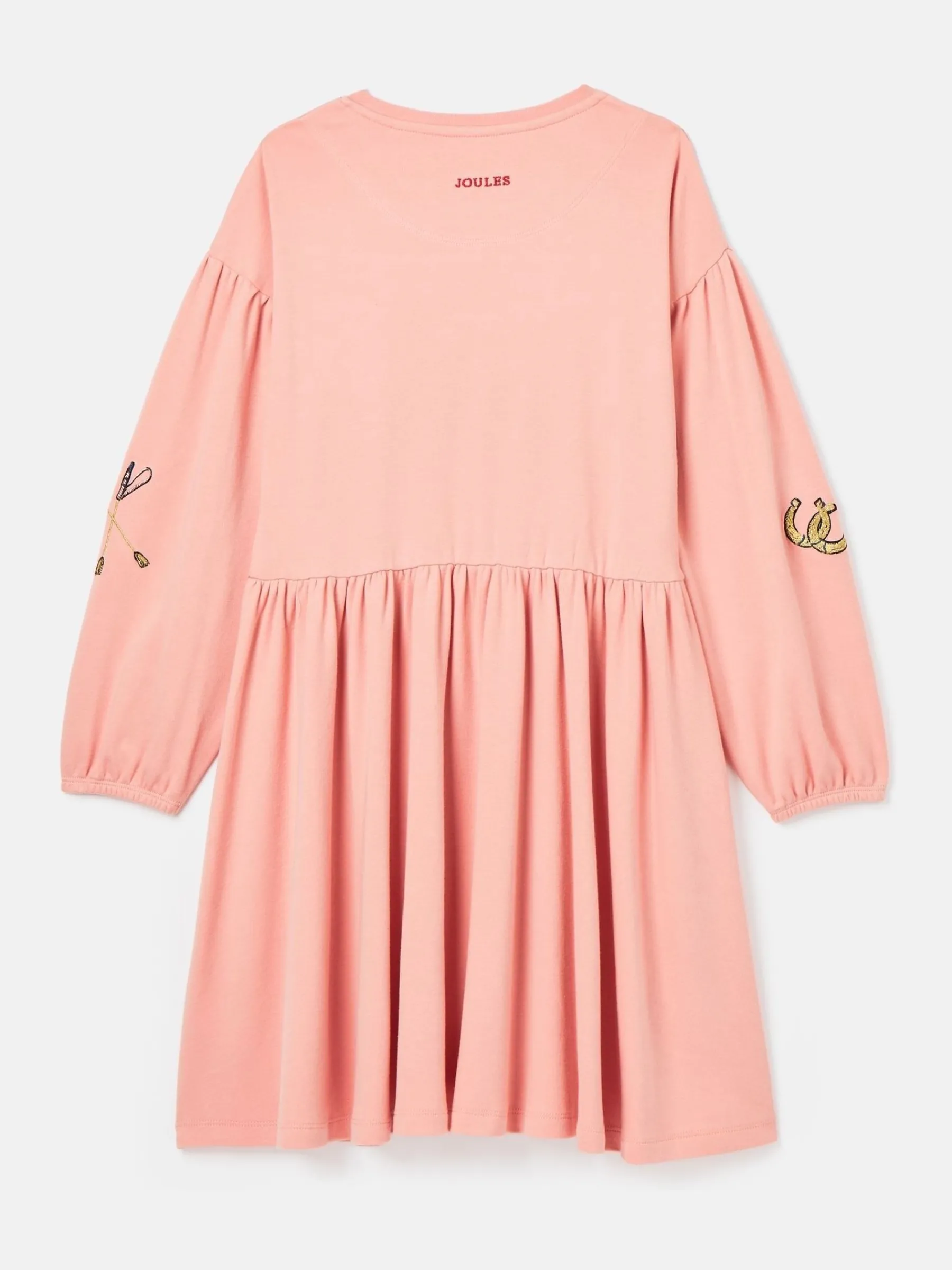 Girls' Aubrey Pink Horse Jersey Dress<Joules Online