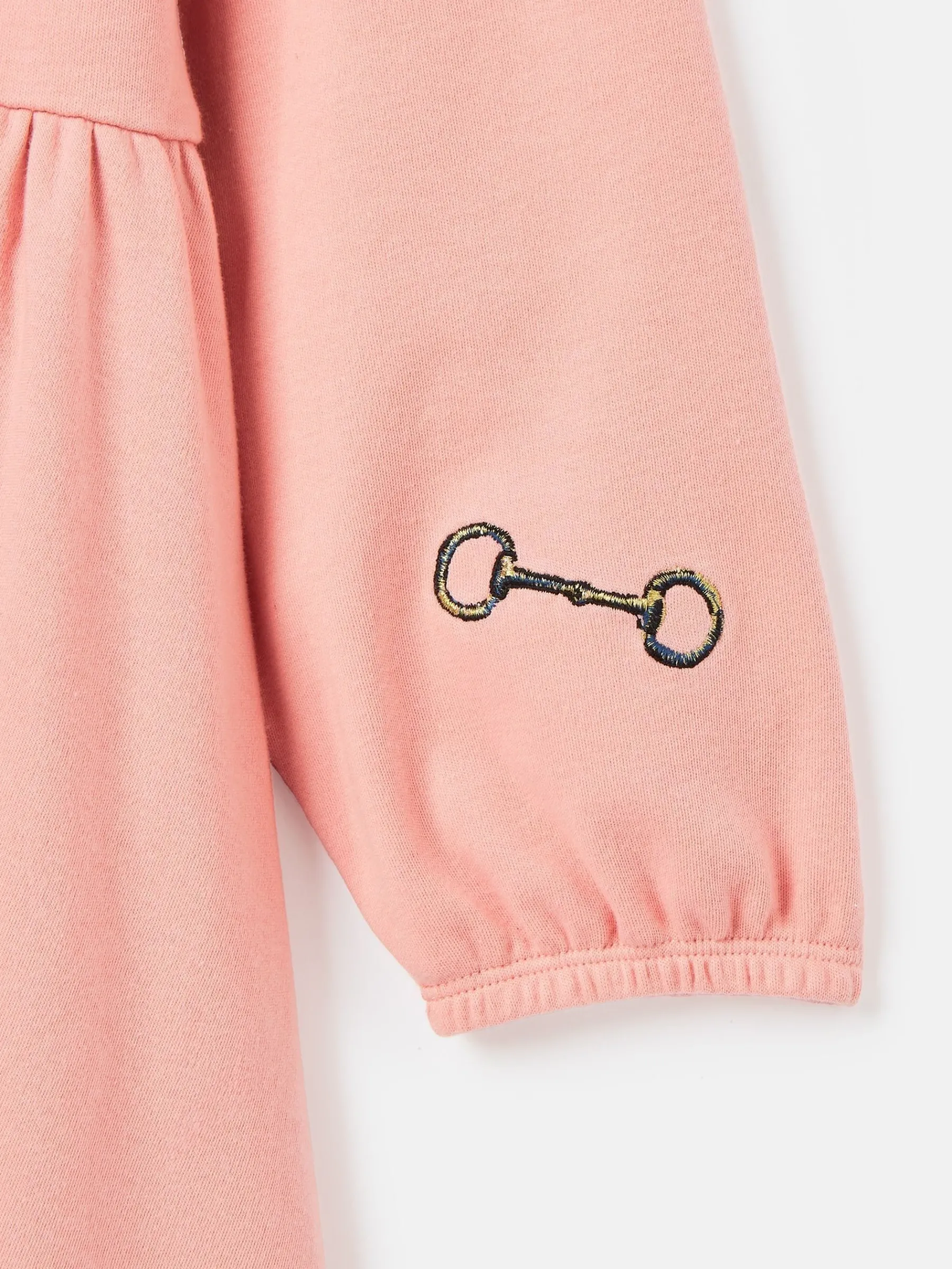 Girls' Aubrey Pink Horse Jersey Dress<Joules Online