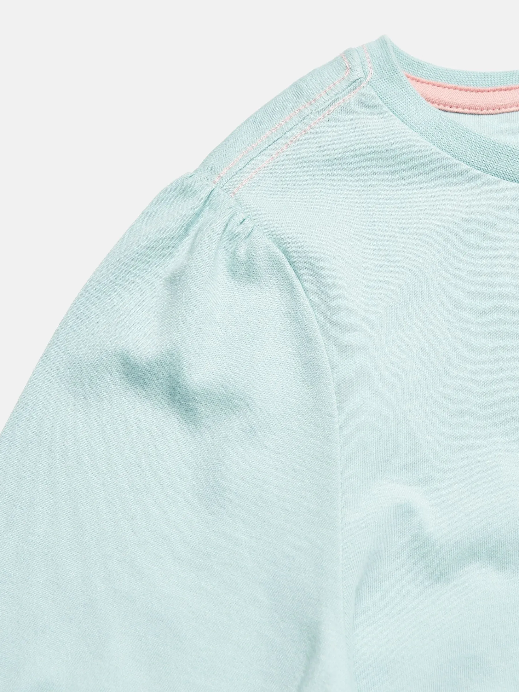 Girls' Ava Mint Green Artwork T-Shirt<Joules Best