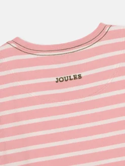 Girls' Ava Pink Stripe Artwork T-Shirt<Joules Sale