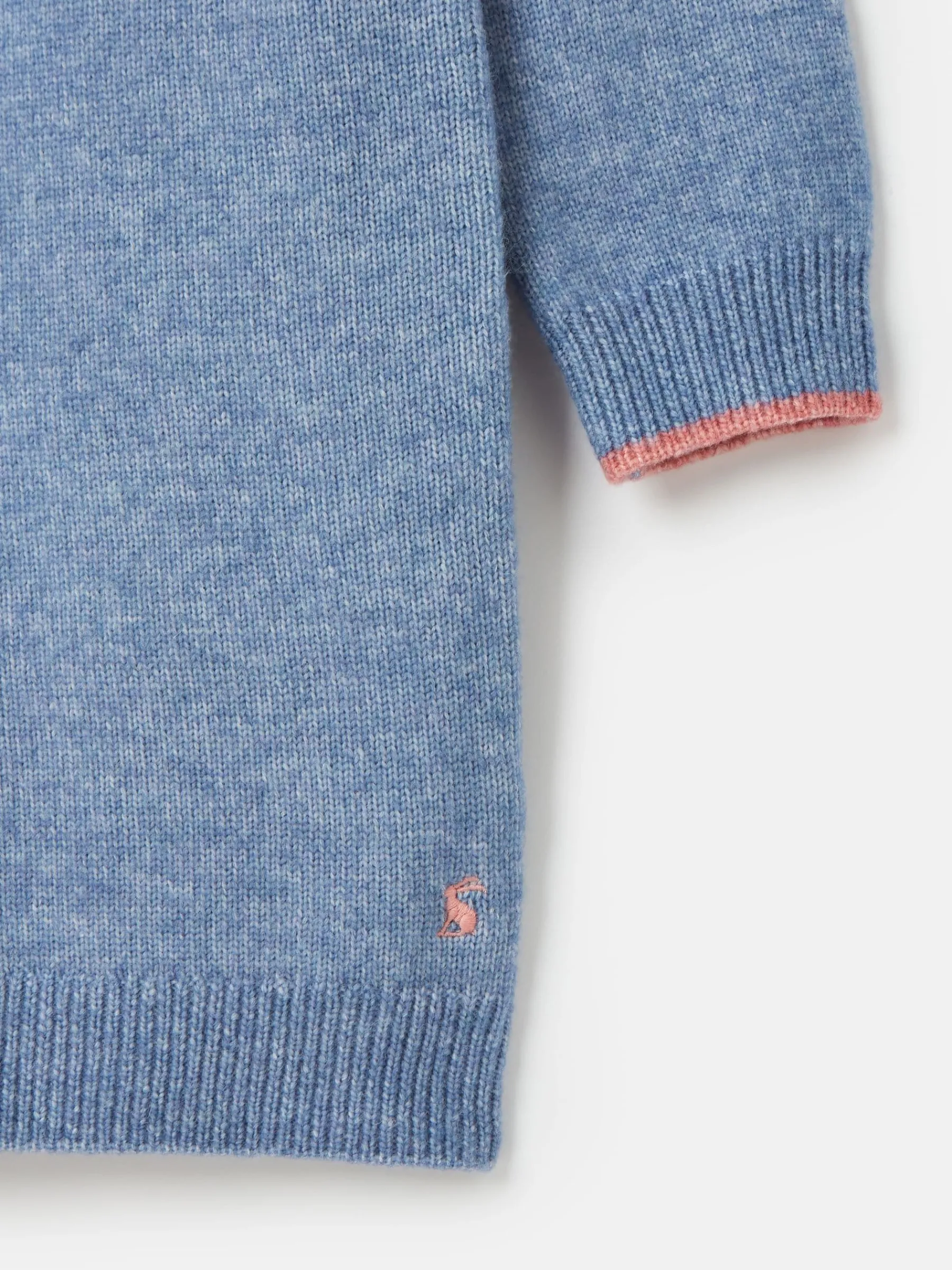 Girls' Charlotte Blue & Pink Fair Isle Jumper Dress<Joules Clearance
