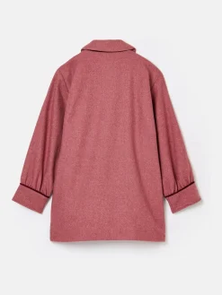 Girls' Dorothea Herringbone Tweed Coat<Joules Best