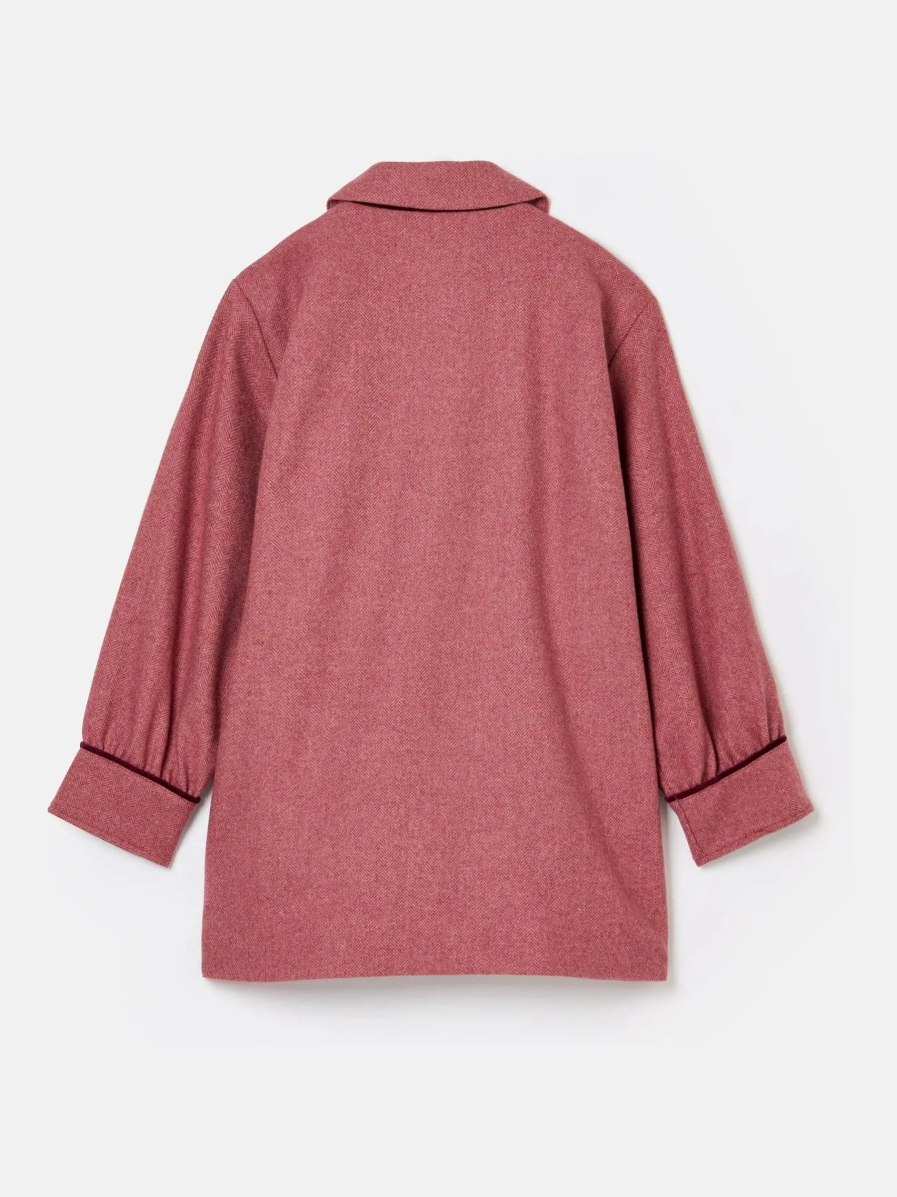Girls' Dorothea Herringbone Tweed Coat<Joules Best