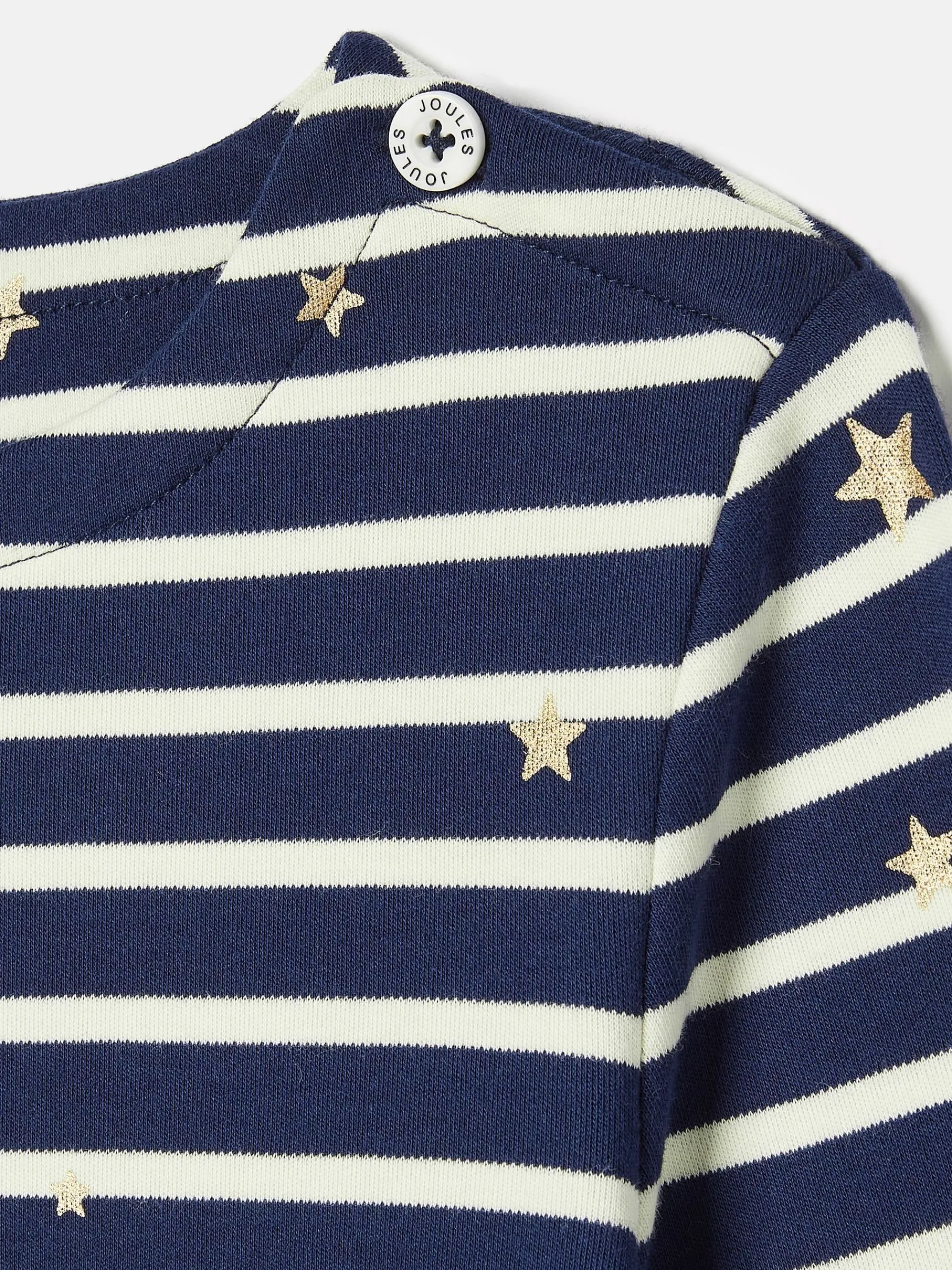 Girls' Harbour Navy Blue Long Sleeve Top<Joules Outlet