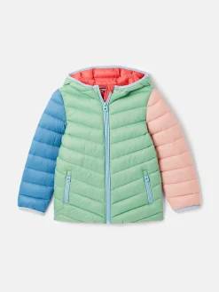 Girls' Kinnaird Showerproof Padded Coat<Joules Online