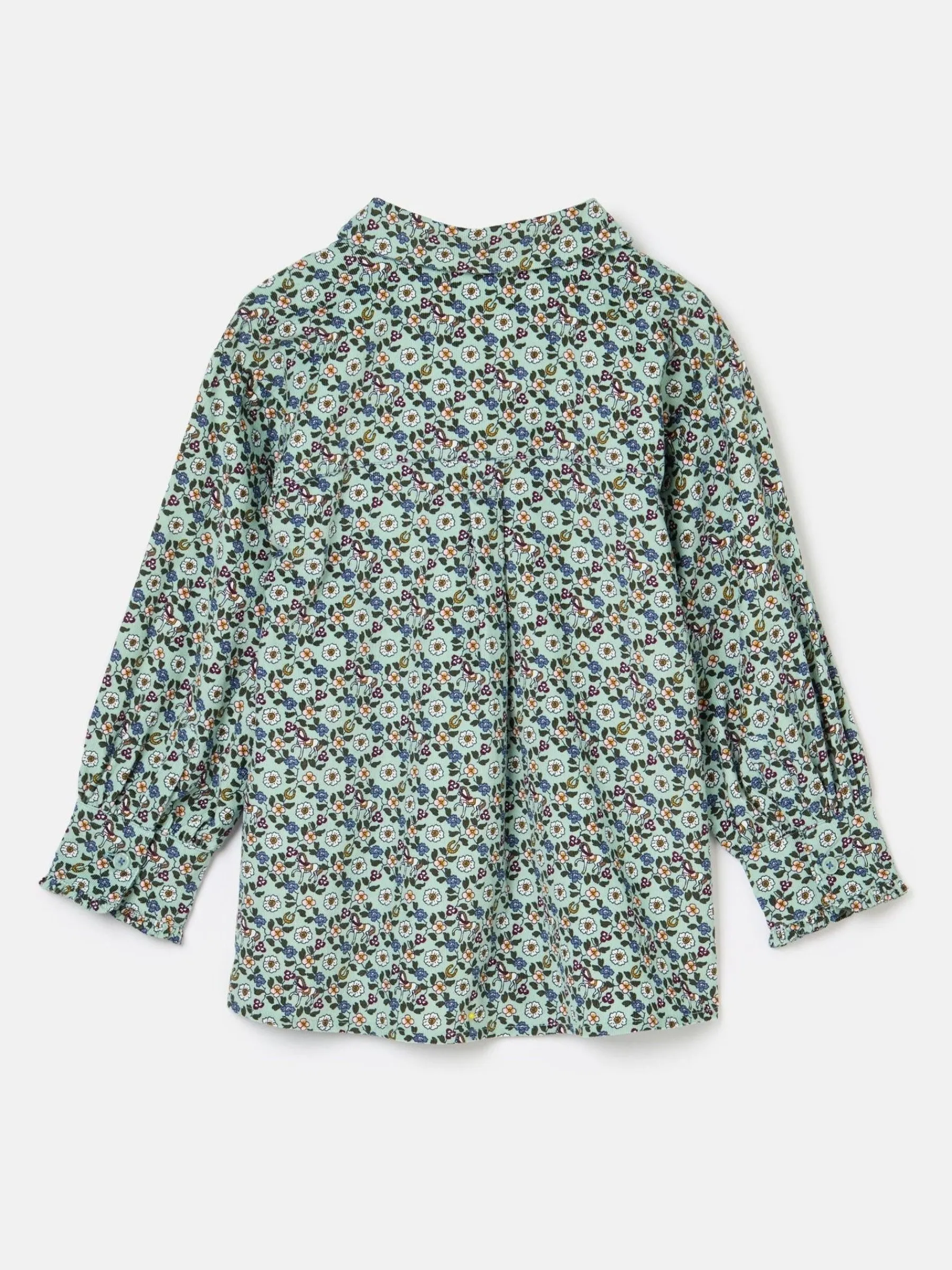 Girls' Liliana Blue Ditsy Pop Over Blouse<Joules Clearance