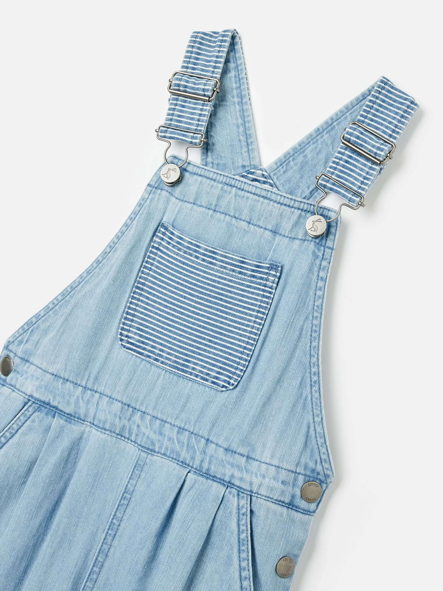 Girls' Madeline Chambray Hotch Potch Dungarees<Joules