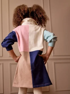 Girls' Maisie Colour Block Rugby Dress<Joules Sale
