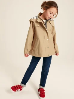 Girls' Meadow Lightweight Waterproof Raincoat With Hood<Joules New
