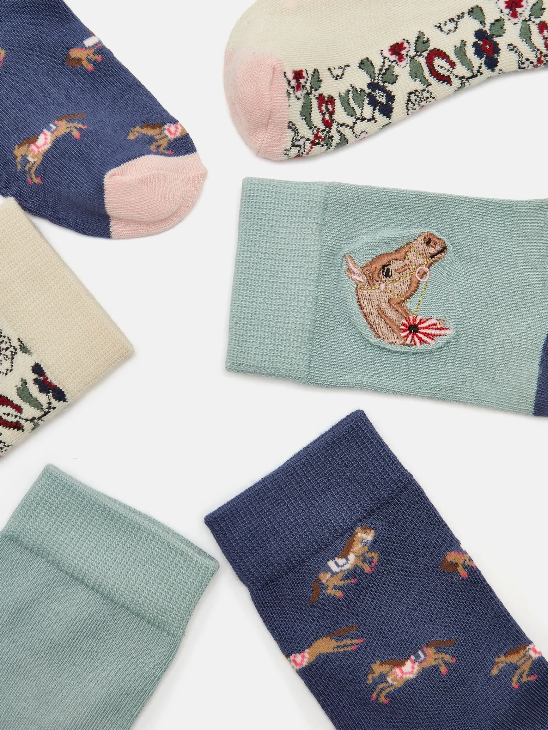Girls' Neat Feet 3 Pack Socks<Joules Discount