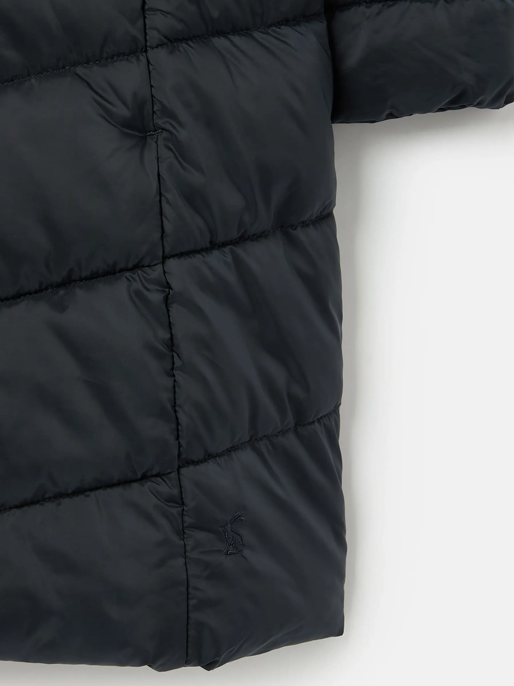 Girls' Pembury Navy Blue Showerproof Padded Coat with Hood<Joules Discount