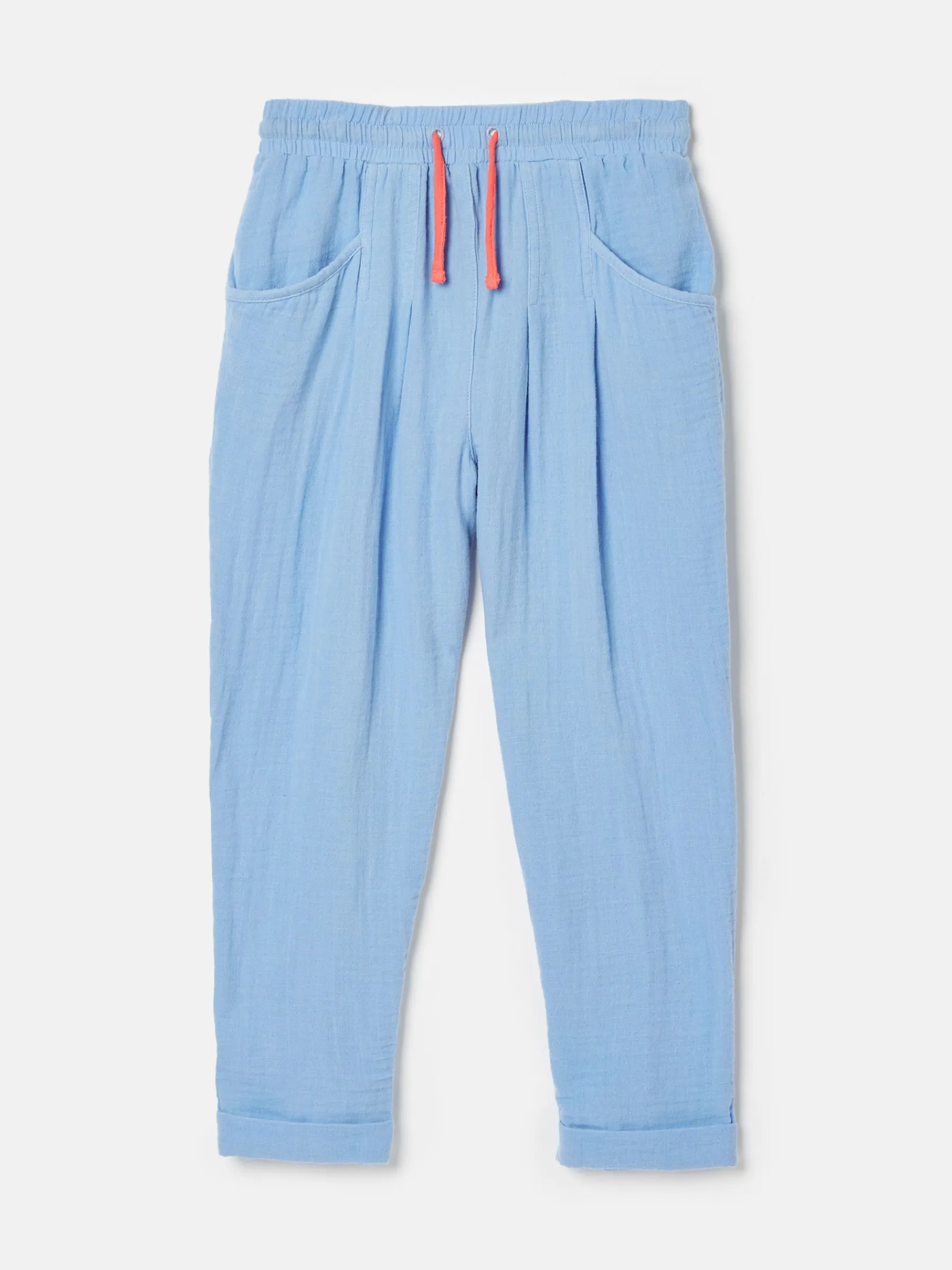 Girls' Playtime Textured Woven Trousers<Joules Outlet