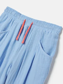 Girls' Playtime Textured Woven Trousers<Joules Outlet