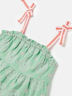 Girls' Playtime Tiered Woven Top<Joules New