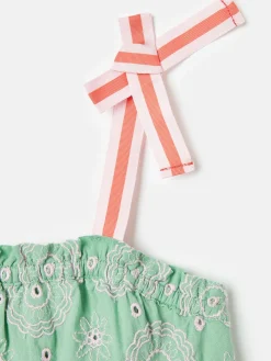 Girls' Playtime Tiered Woven Top<Joules New