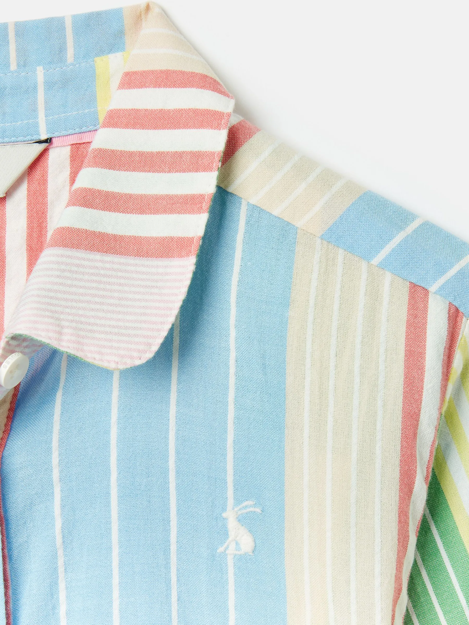 Girls' Summertime Multi Stripe Woven Shirt Dress<Joules Clearance