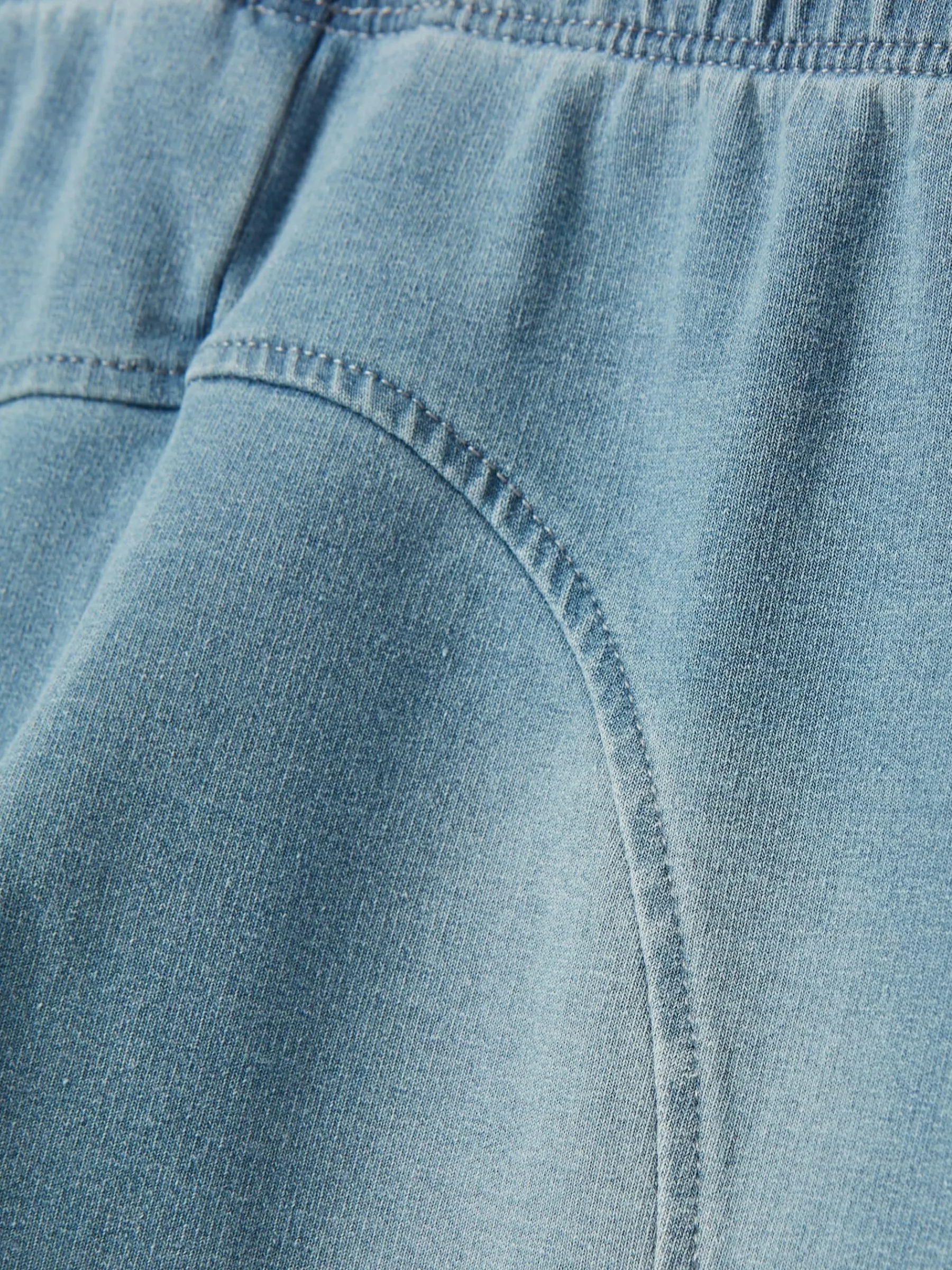 Girls' Trot Denim Light Wash Jersey Denim Jodphur-Style Leggings<Joules Online