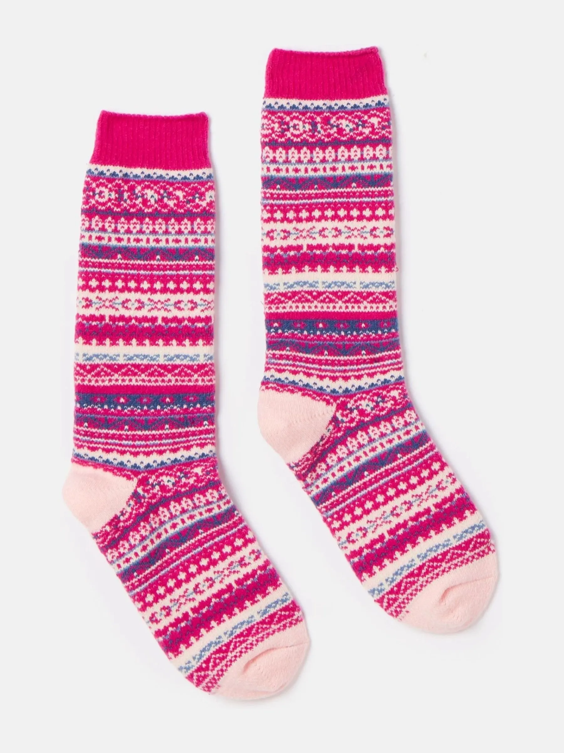 Girls' Wader Fair Isle Welly Socks<Joules Hot
