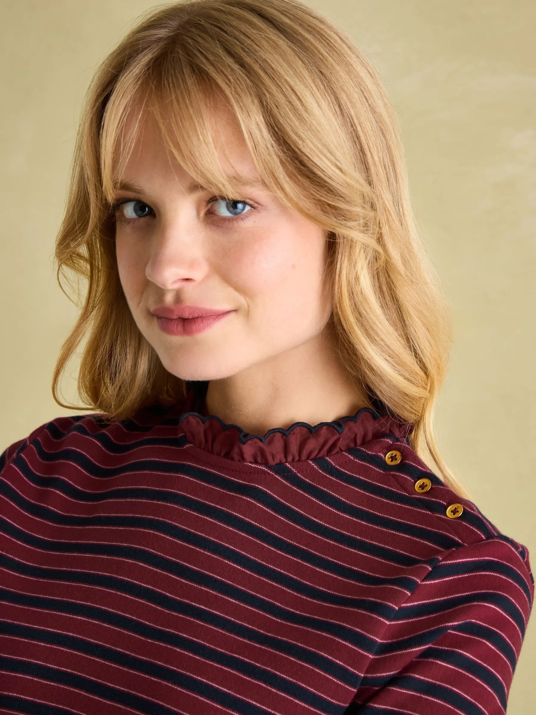 Grace Long Sleeve Jersey Top<Joules Clearance