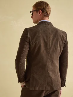 Corduroy Slim Fit Suit Jacket<Joules New