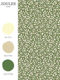 Ditsy Floral Print 10M Wallpaper<Joules Sale