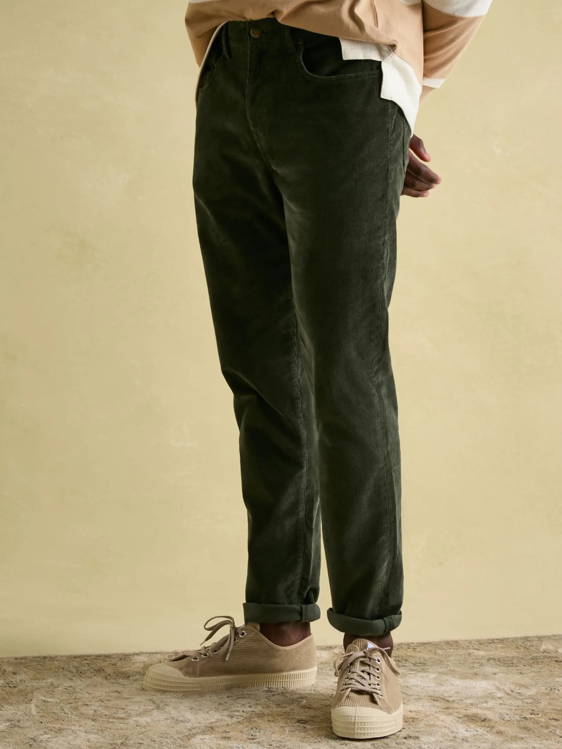 Straight Leg Corduroy Trousers<Joules Hot