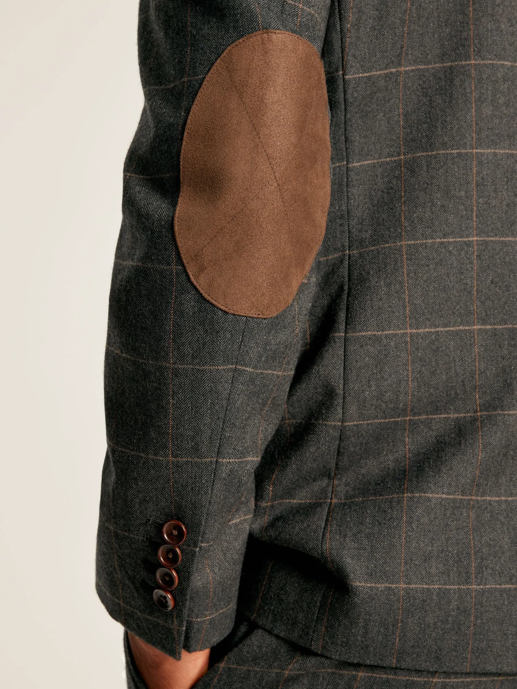 Window Pane Check Slim Fit Suit Jacket<Joules