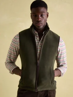 field Full Zip Fleece Gilet<Joules