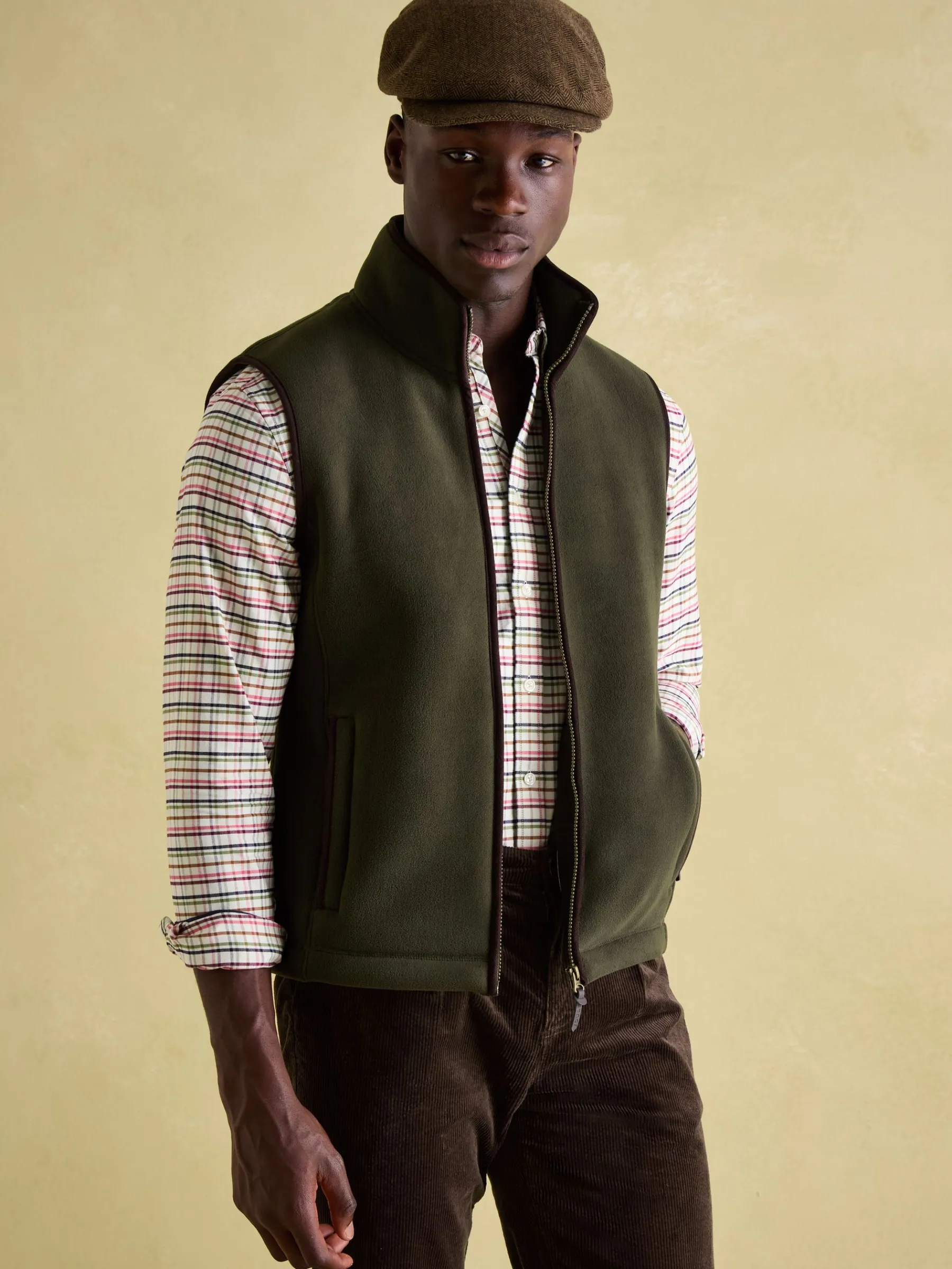 field Full Zip Fleece Gilet<Joules