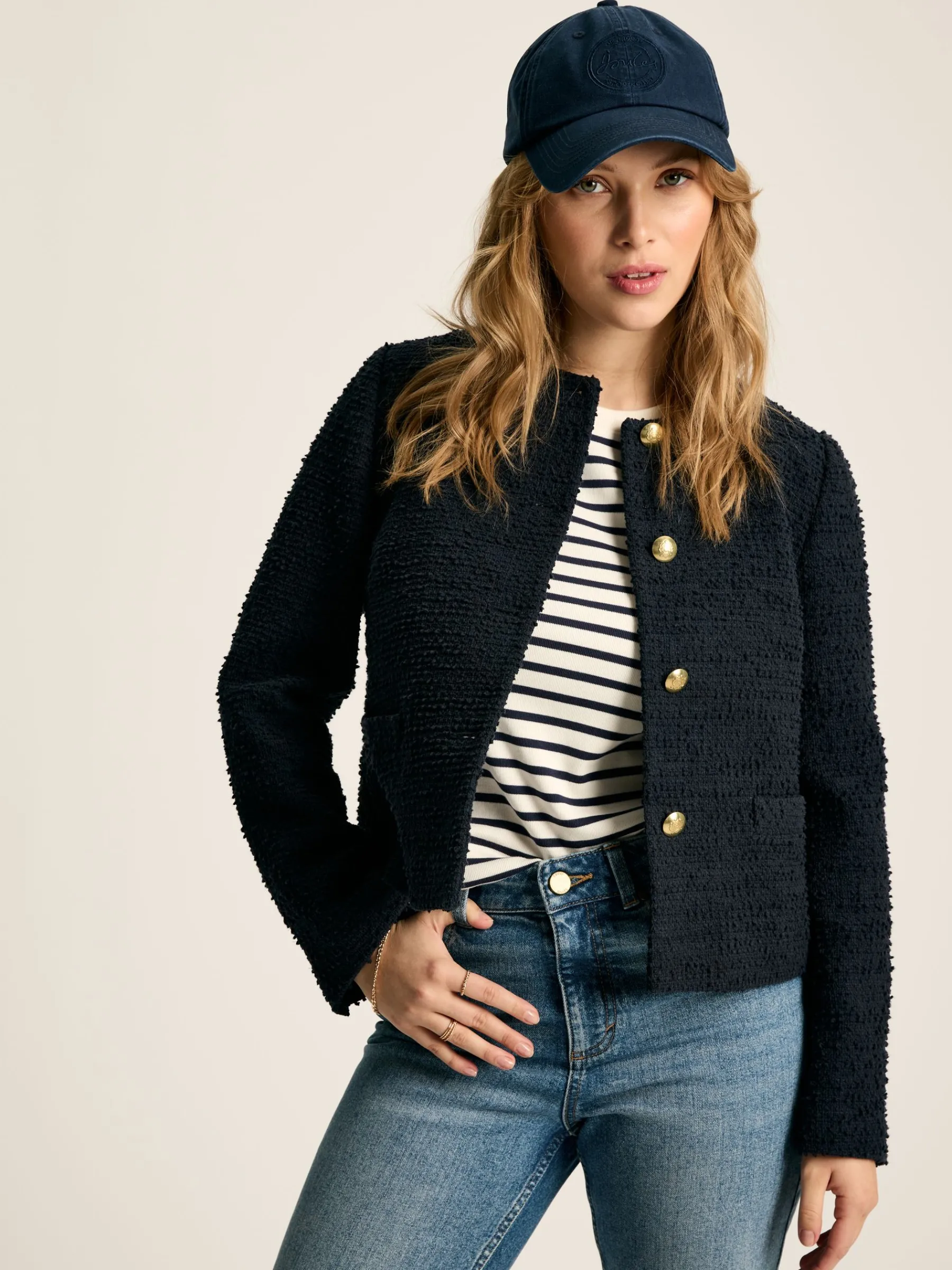 Hampstead Boucle Jacket<Joules New