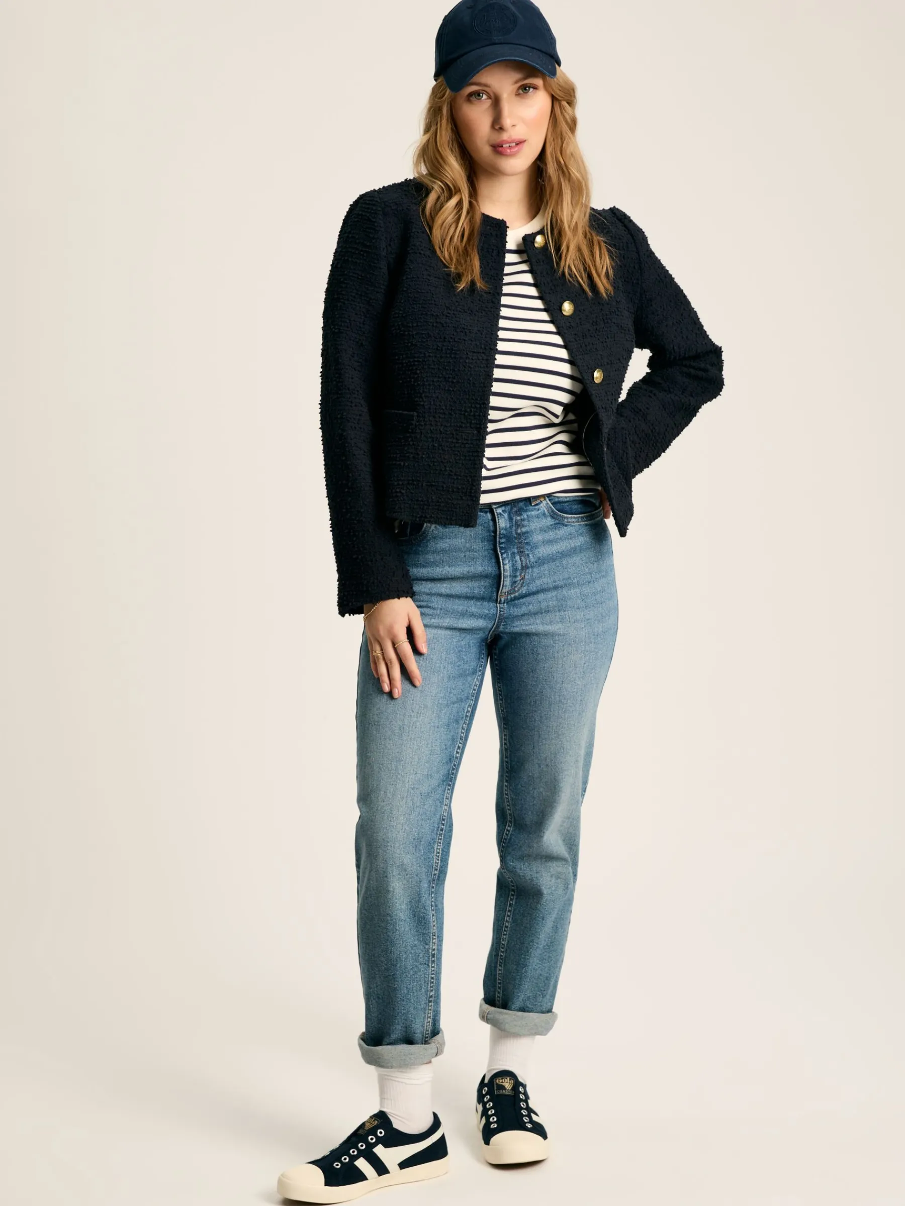 Hampstead Boucle Jacket<Joules New