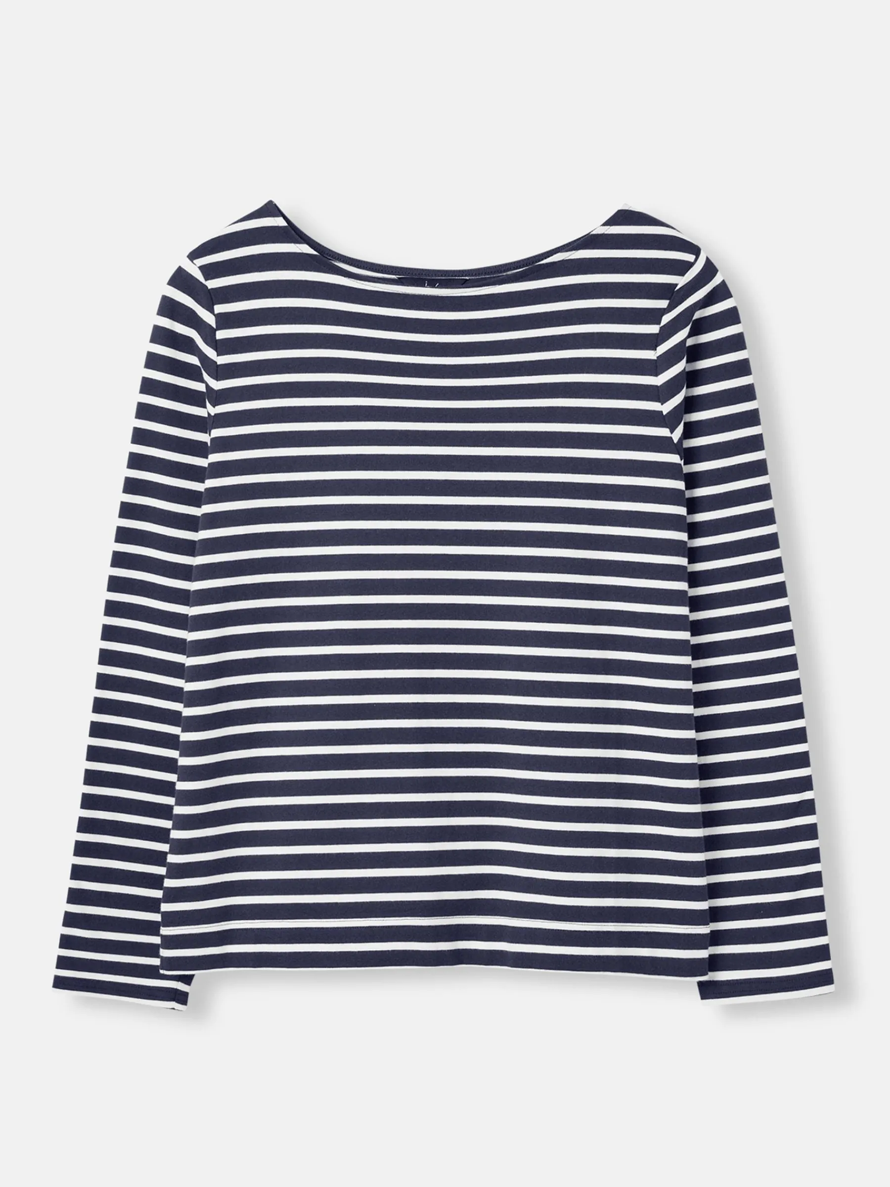 Harbour Navy Blue Long Sleeve Breton Top<Joules Hot