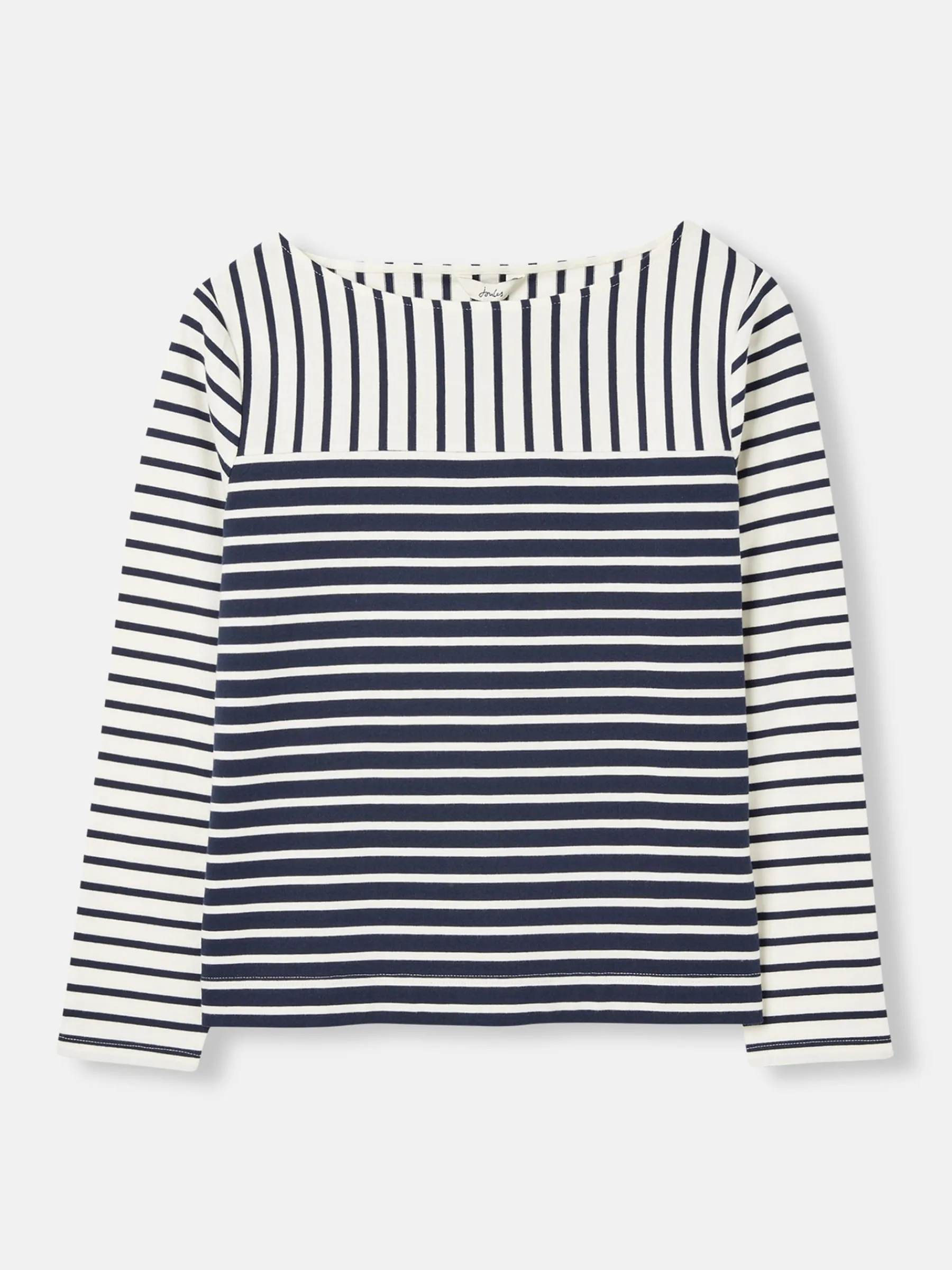Harbour Navy Hotchpotch Long Sleeve Breton Top<Joules Sale
