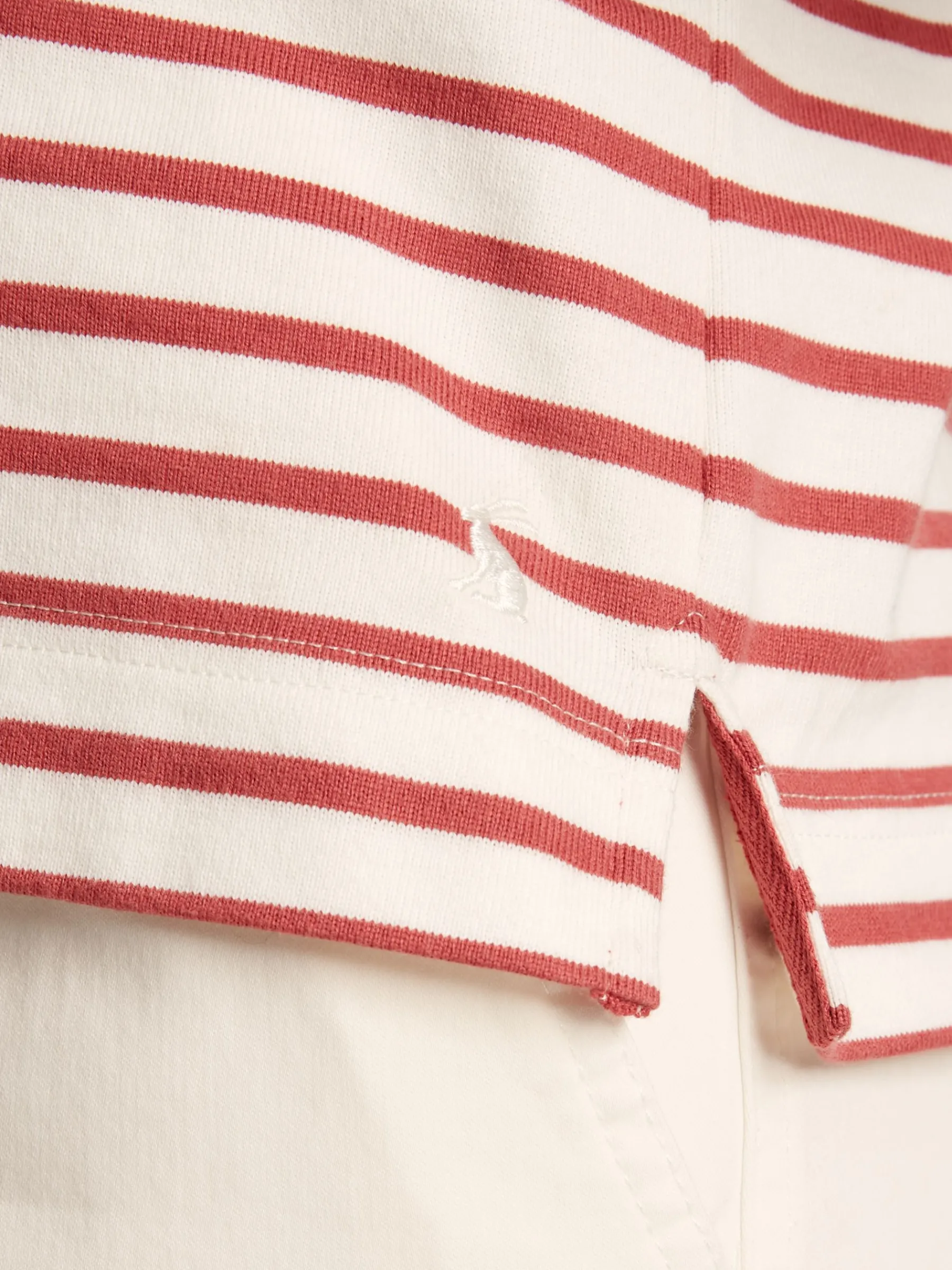 Harbour Pink Striped Long Sleeve Breton Top<Joules Clearance