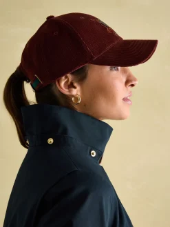 Harpsden Navy Blue Waterproof Long Raincoat with Hood<Joules