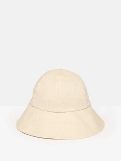 Harriet Linen Bucket Hat<Joules