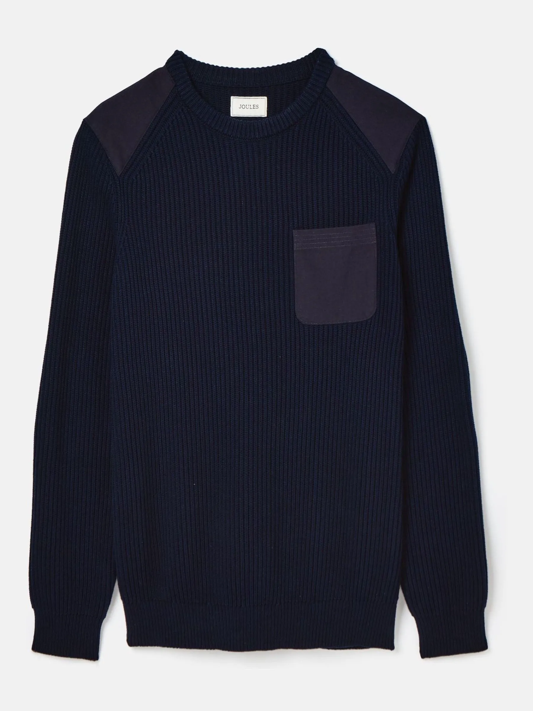 Hatfield Jumper with Woven Patch Detailing<Joules Outlet